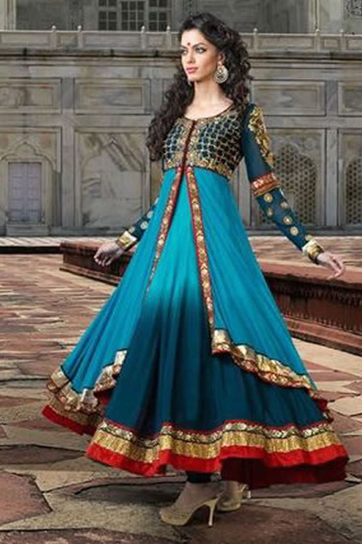 Anarkali Style Salwar Suit Dress