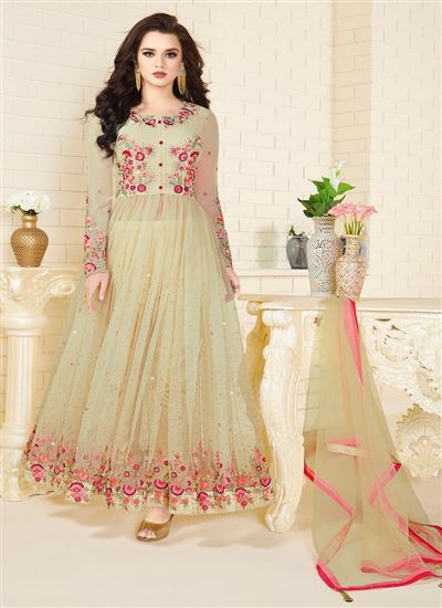 Peach cream color dress discount