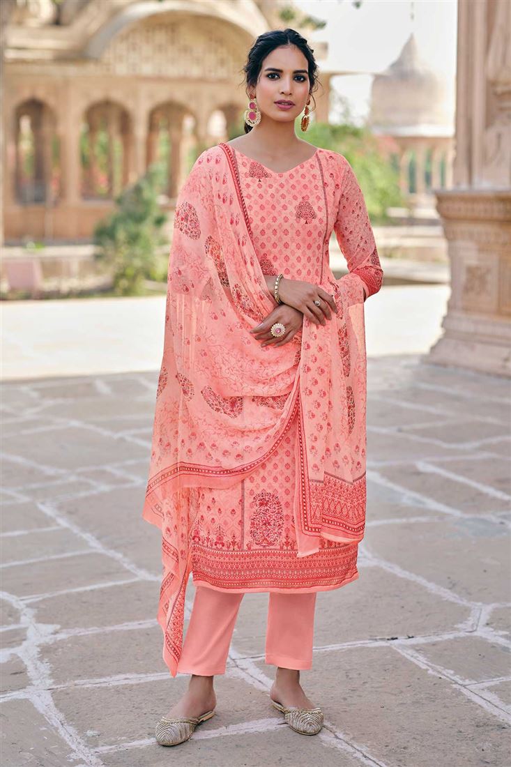 Amazing Gajri Salwaar Kameez in Cotton