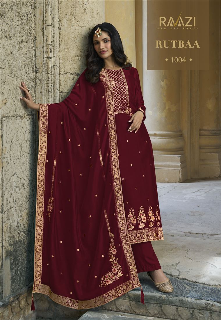 Beautiful Woven Designer Salwar Kameez For Girlish