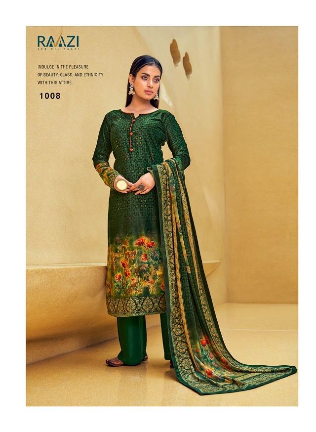 Fancy Green Designer Digital Print Velvet Dress