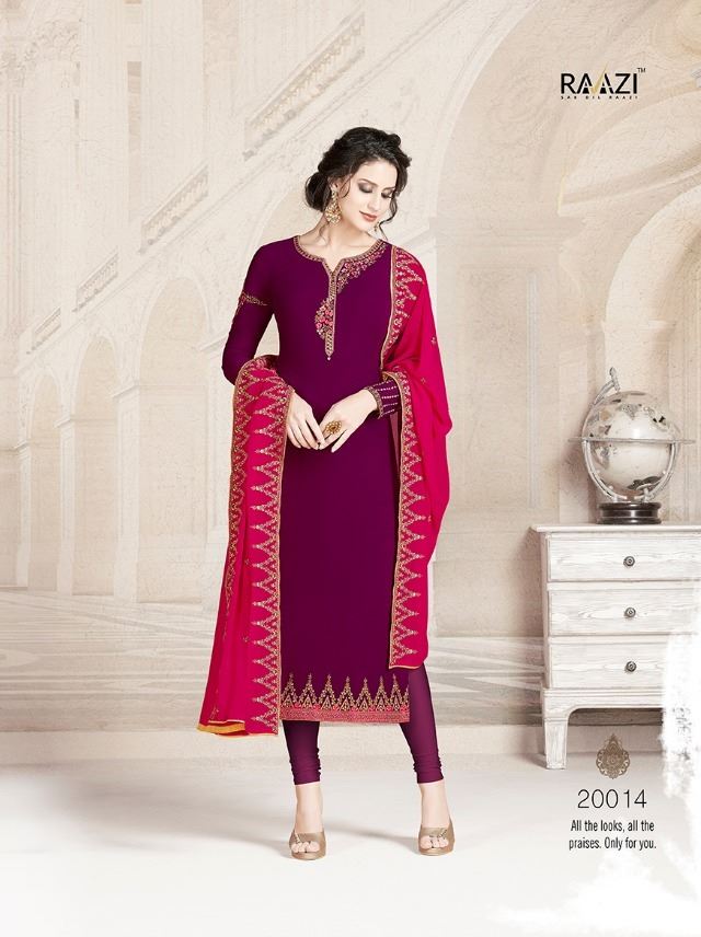 Heavy Ethnic Salwaar Kameez in Burgandy, Pink Colo