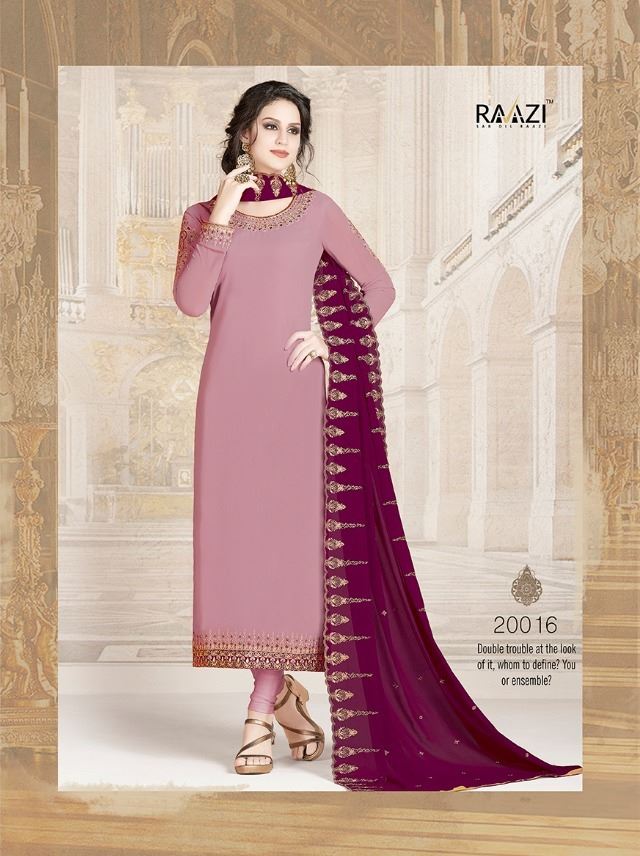 Heavy Ethnic Salwaar Kameez in Pink, Wine Colour f