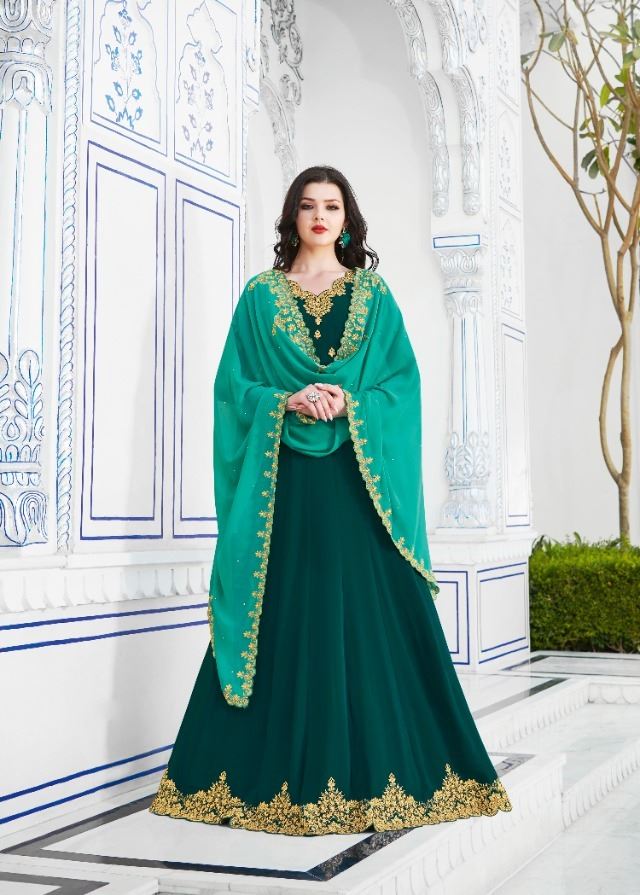 Rama Aroos Beautiful Green Salwaar Kameez for Heav