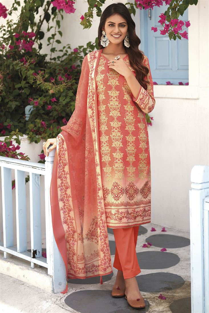 Summer Looks Great With This Gajri Color Cotton Dr