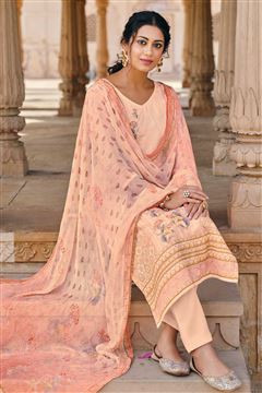 Adorable Pista Colour Cotton Fabric Dress