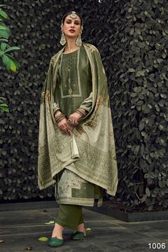 Amazing Green Colour Velvet Salwaar Kameez