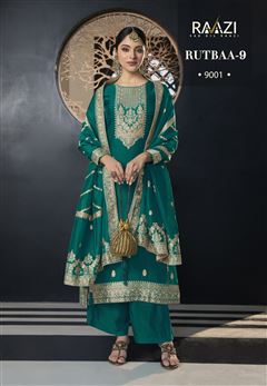 Beautiful Woven Designer Salwar Kameez For Girlish