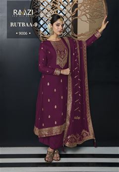 Beautiful Woven Designer Salwar Kameez For Girlish