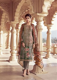 Smart Digital Print Party Salwaar Kameez