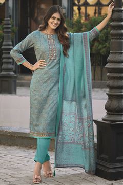 Summer Looks Great With This Sea Green Color Cotto